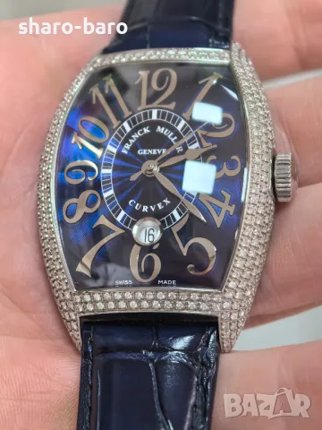 Franck Muller Curvex Blue Concept Diamond Case, снимка 2 - Мъжки - 50373946