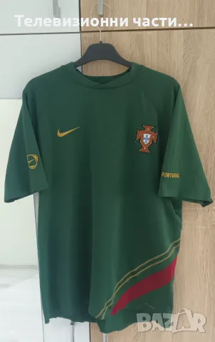 Оригинална pre match тренировъчна тениска на Португалия световно 2006,Nike, размер М