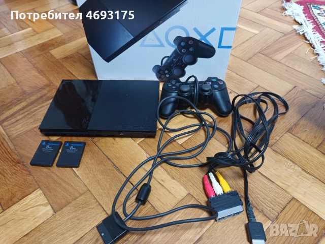 PlayStation 2 slim (кракнат) отлично запазен , снимка 2 - PlayStation конзоли - 52907719