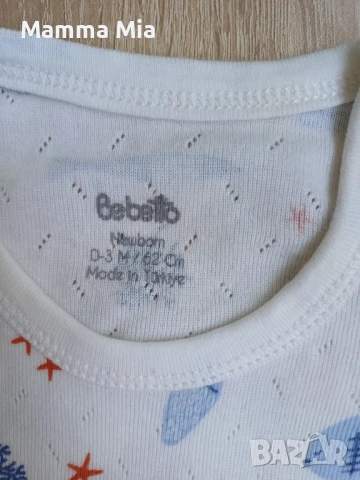 Лот летни пижамки 0,3,6,9,18м HM Bebetto, снимка 8 - Бебешки пижами - 51056699