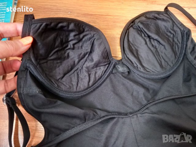 Черен цял дамски бански размер S/М, снимка 10 - Бански костюми - 41203527
