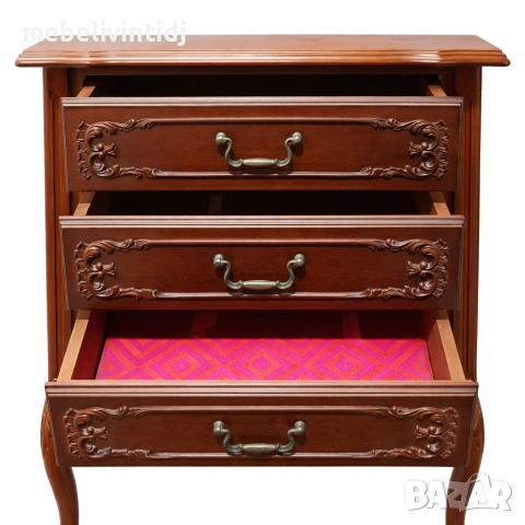 Винтидж нощно шкафче, снимка 2 - Скринове - 53557368