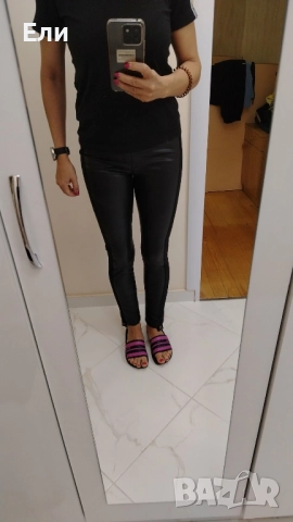 Кожен панталон и клин, снимка 5 - Панталони - 51743386