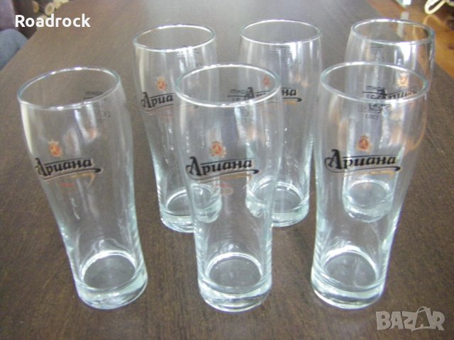 Комплекти бирени чаши по 6 бр. Ариана и Schofferhofer, снимка 1 - Чаши - 44342122