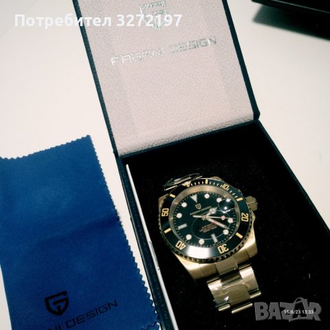 PAGANI DESIGN автоматичен часовник с Японски маханизъм SEIKO NH35,стъкло сапфир,водоустойчив, снимка 13 - Мъжки - 41544831