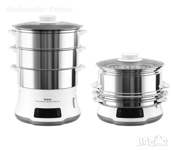 уред за готвене на пара Tefal Convenient Series Deluxe VC502D10. , снимка 4 - Уреди за готвене на пара - 50836734