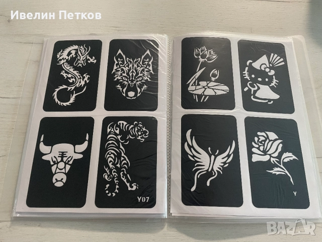 Шаблони за къна / татуировки, снимка 6 - Други - 52471711