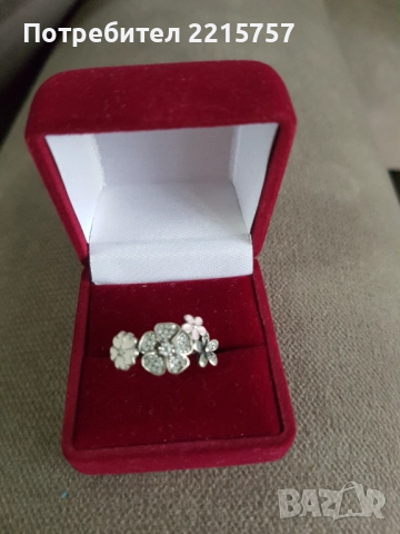 Сребърни пръстени,обеци и поз.гривни., снимка 7 - Пръстени - 34674968