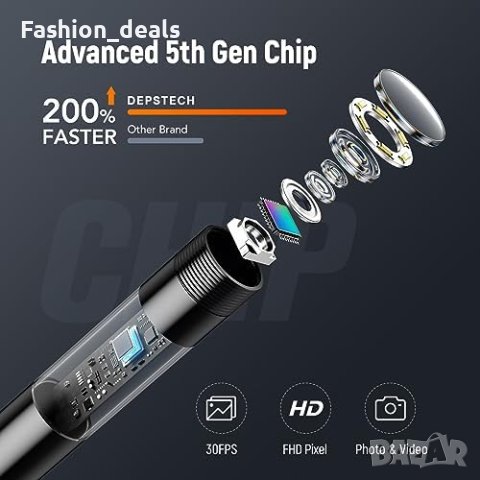 Нова DEPSTECH Едноскоп Камера с Bluart 3.0 и IP67 Водоустойчивост, снимка 5 - Друга електроника - 42716552