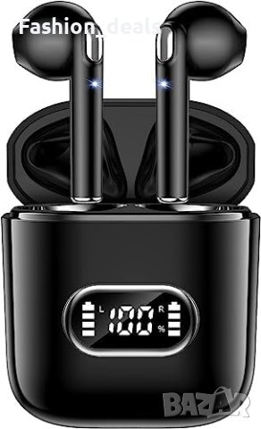 Нови Безжични Bluetooth 5.3 слушалки LED дисплей Подарък