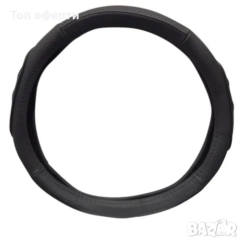 Калъф за волан 578 38см Черно с черен,сив, син или червен шев, снимка 5 - Аксесоари и консумативи - 48653346
