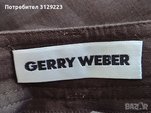 Gerry Weber 3/4 pants linen 38 A36, снимка 5 - Панталони - 40508581