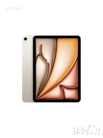 НОВ❗️Apple iPad Air 11’ 128GB  M3 / WiFi / Starlight / 2025, снимка 3 - Таблети - 56198071