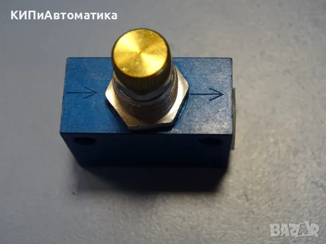 вентил за контрол на потока Festo GR-1/8 Flow Control Valve 0-10Bar, снимка 6 - Резервни части за машини - 48766839