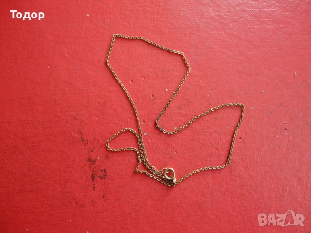 Позлатена верижка колие Amerik 9, снимка 3 - Колиета, медальони, синджири - 53051188