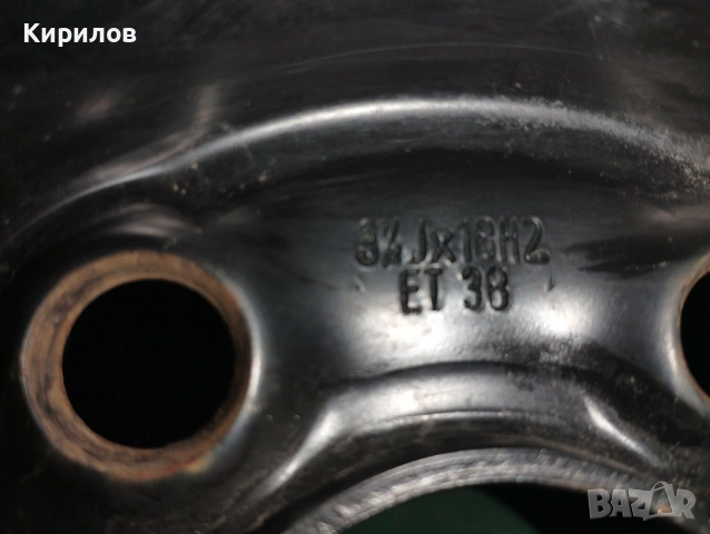 Патерица резервна гума Ауди Фолксваген Шкода Сеат 18 цола 5х100, снимка 8 - Гуми и джанти - 53757792