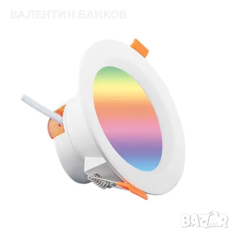 LED луна RGB 8W с дистанционно, снимка 4 - Лампи за таван - 40403571