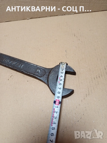 Стар Голям Гаечен Ключ От Соца. , снимка 11 - Антикварни и старинни предмети - 51925103