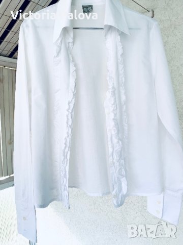Красива бяла риза/блуза WE Холандия, снимка 3 - Ризи - 41379962