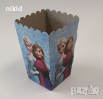 Замръзналото Кралство Елза Анна frozen малка Парти кутия за дребни лакомства пуканки и др