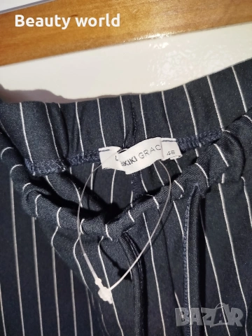 Нов раиран панталон lc wikiki 2-3 хл. , снимка 3 - Панталони - 53469141