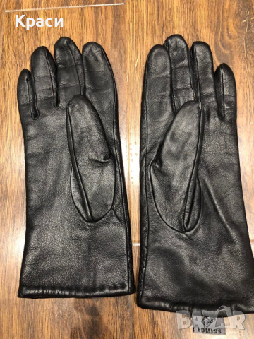 Дамски кожени ръкавици от естествена кожа, снимка 3 - Ръкавици - 36380766