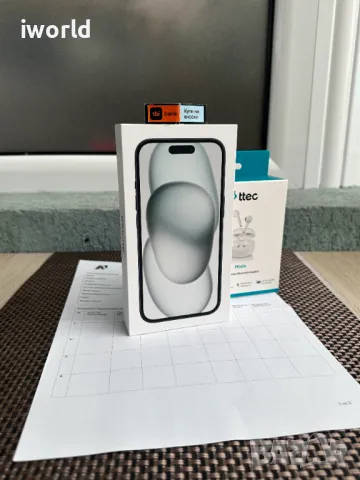  24м Гаранция❗️ iphone 15 ❗️Лизинг от 56лв/м❗️ black❗️ черен ❗️128гб, снимка 1