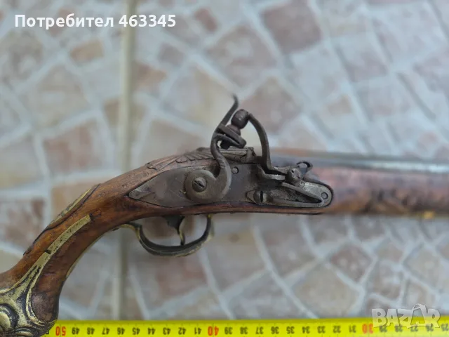 пистолет, пищов, кремъклия, снимка 7 - Антикварни и старинни предмети - 55767906
