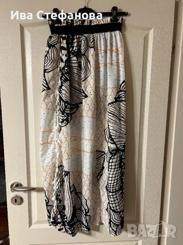 Нова дълга цепка универсален размер  ежеднивна елегантна пола бохо стил пискюли 