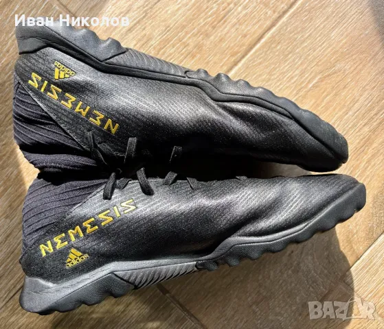 Футболни обувки стоножки Adidas Nemeziz 19.3 TF, Размер 41,5 , снимка 2 - Футбол - 47315232