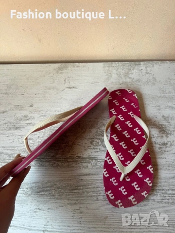 Mistral женски джапанки 40 / 41 номер в цикламен цвят с бяло лого 🩷, снимка 2 - Джапанки - 53120461