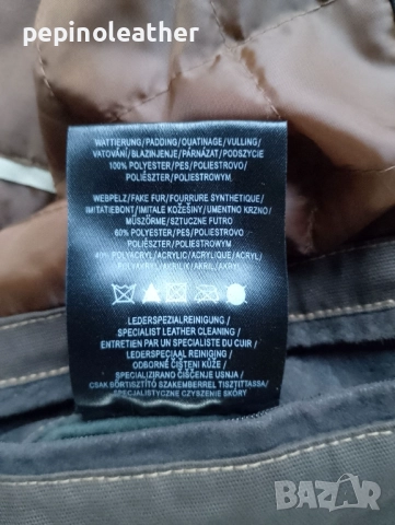 Американско пилотско кожено яке тип МA-1, размер М-L, снимка 10 - Якета - 52794140