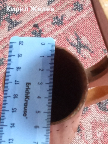 Дървена халба 51298, снимка 6 - Антикварни и старинни предмети - 53392128