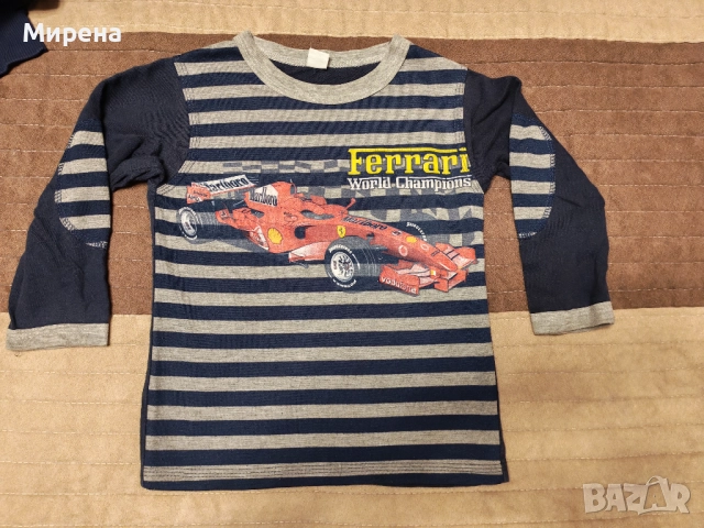 Детска памучна блузка за 3 год. момче