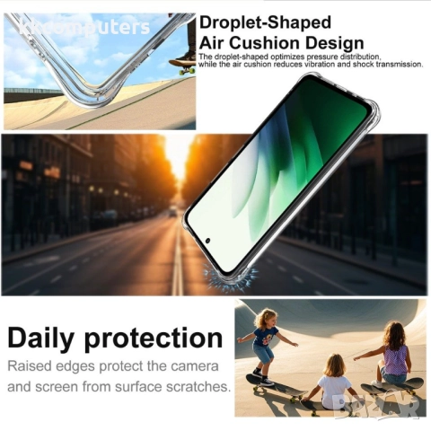 IMAK Удароустойчив TPU Калъф и Протектор за Xiaomi Redmi 15 5G/ 4G |Защита на камерата |Airbag защит, снимка 4 - Калъфи, кейсове - 51995502