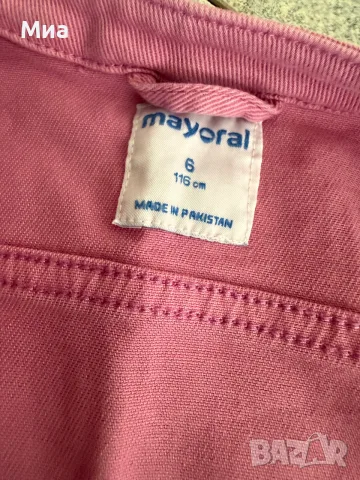 Дънково яке за момиченце Mayoral - 6 години, снимка 3 - Детски якета и елеци - 55847953