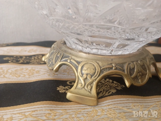 Винтидж купа,фруктиера, снимка 2 - Антикварни и старинни предмети - 53754815