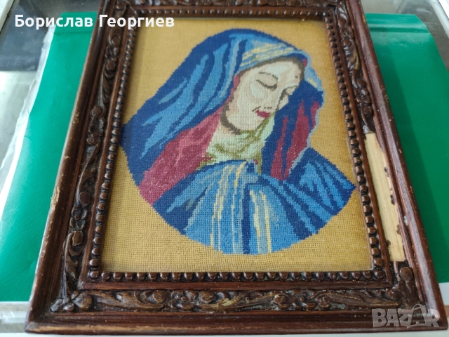 Гоблен малката богородица, снимка 3 - Гоблени - 52546080