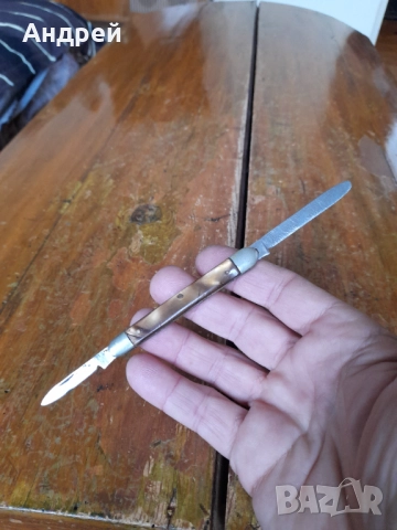 Стар джобен нож,ножче,ножка #156, снимка 4 - Други ценни предмети - 52180781