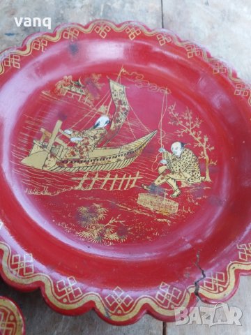 Красиви чинии-япония, снимка 4 - Антикварни и старинни предмети - 33817685