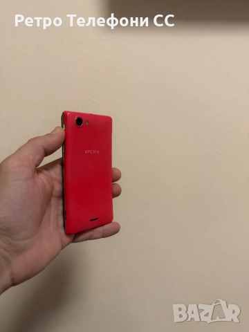 Sony Xperia J Pink Черно с розово ST26i, снимка 3 - Sony - 52586331