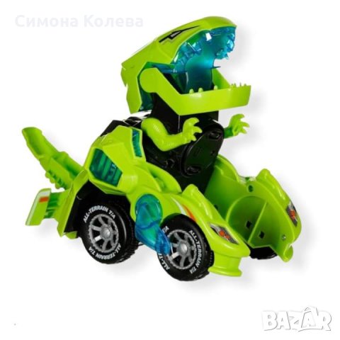 ✨Трансформър динозавър с LED светлини и звук , снимка 1