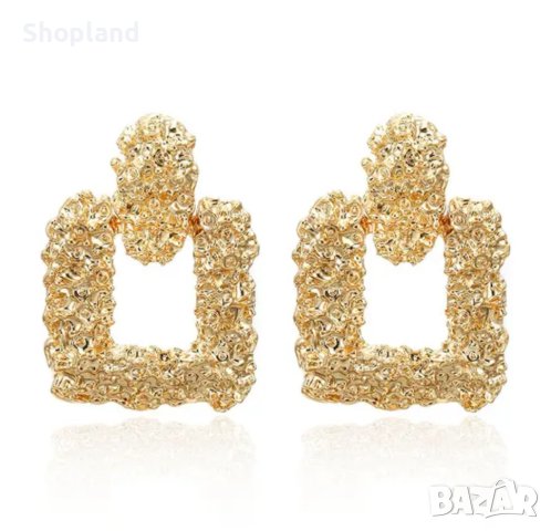 Комплект стилни дамски обеци - 15 чифта, снимка 12 - Обеци - 44488957