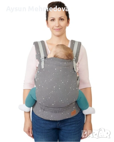 Ергономична раница KinderKraft - Huggy, звездички, снимка 7 - Кенгура и ранички - 53416163