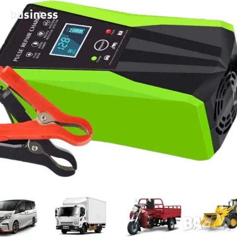 Професионално Зарядно за акумулатор кола 12v, снимка 3 - Друга електроника - 48273125