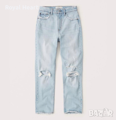 Дамски дънки Abercrombie & Fitch ~ High Rise | 26, снимка 7 - Дънки - 44600230
