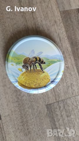 Нови Капки за мед 82мм twist off Литография , снимка 3 - Пчелни продукти - 41794525