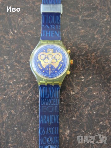 Ръчен часовник Swatch SWISS Chronograph"Sarajevo Olympics 94", снимка 3 - Мъжки - 44242721