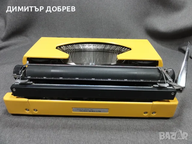 СТАРА РЕТРО ПОРТАТИВНА ПИШЕЩА МАШИНА SILVER-REED SILVERETTE QWERTZ JAPAN, снимка 6 - Антикварни и старинни предмети - 55779874