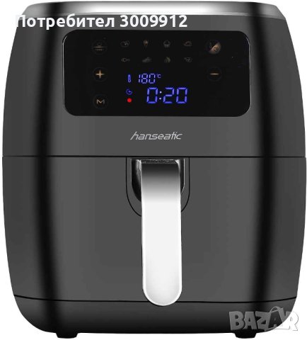 AIRFRYER HANSEATIC XXL 6L 1800W, снимка 3 - Фритюрници - 41378325